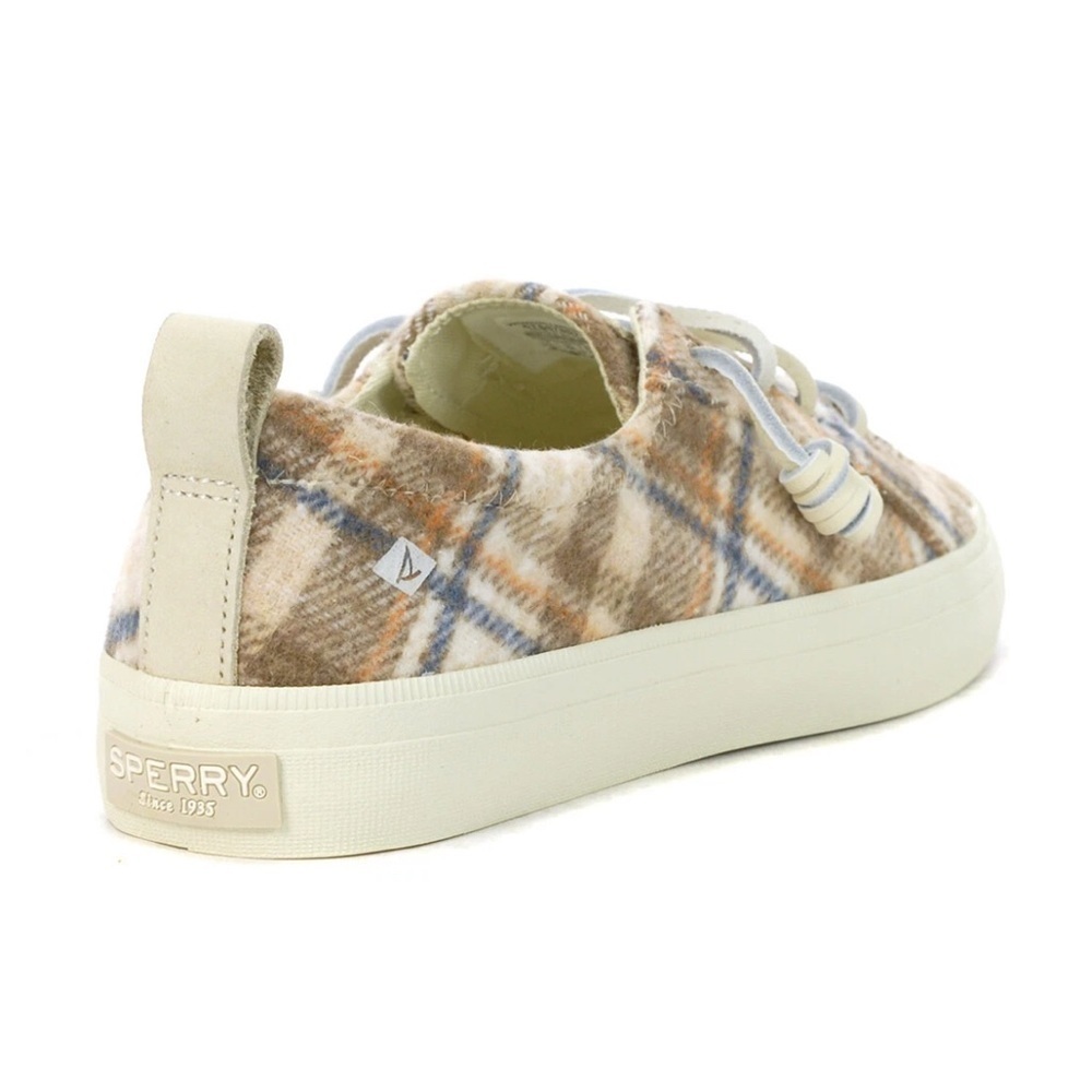 Like New Plaid Sperry Topsider Sneakers Size 8.5 - Picture 2 of 11